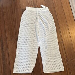 Abercrombie Crochet-Style Coverup Pant - NWT- sz Small
